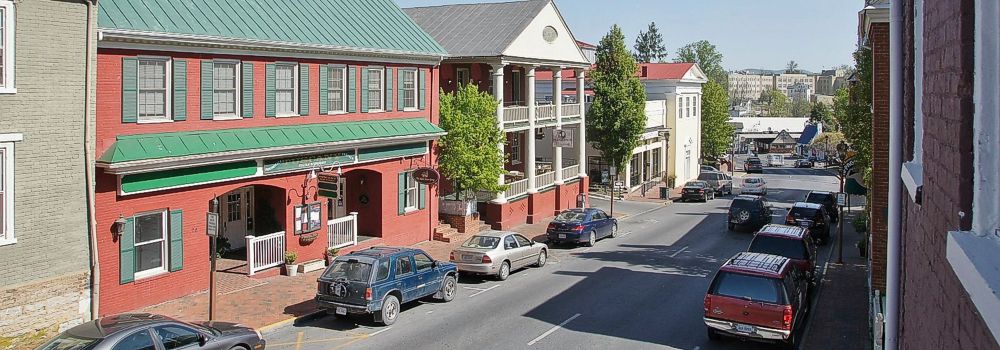 View of city street