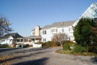 View of driveway and inn.