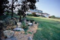 View of garden and back of house.